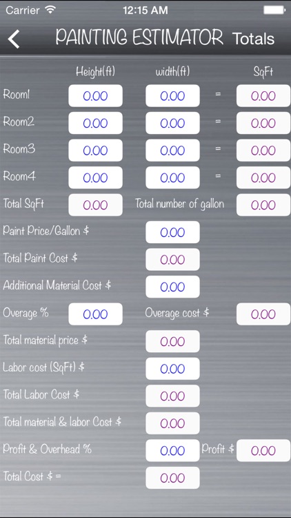 iQuick Estimator screenshot-3