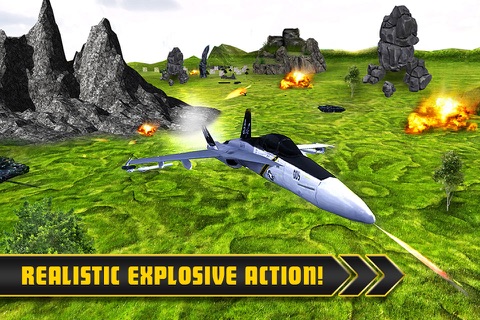 Fighter Jets Tank Attack War 3D screenshot 2