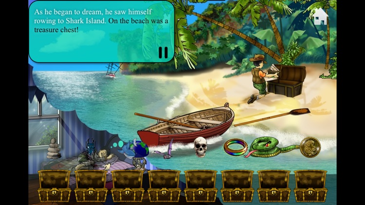 Treasure Kai and the Lost Gold of Shark Island - Interactive Book App for Kids