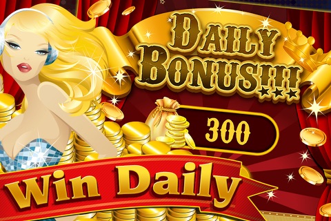 Lucky Vegas Way Classic Gold and Sexy Amazing Free Slot Machine Win Big Fun screenshot 3