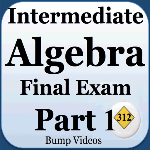 Intermediate Algebra Final Exam Review Part 1 icon