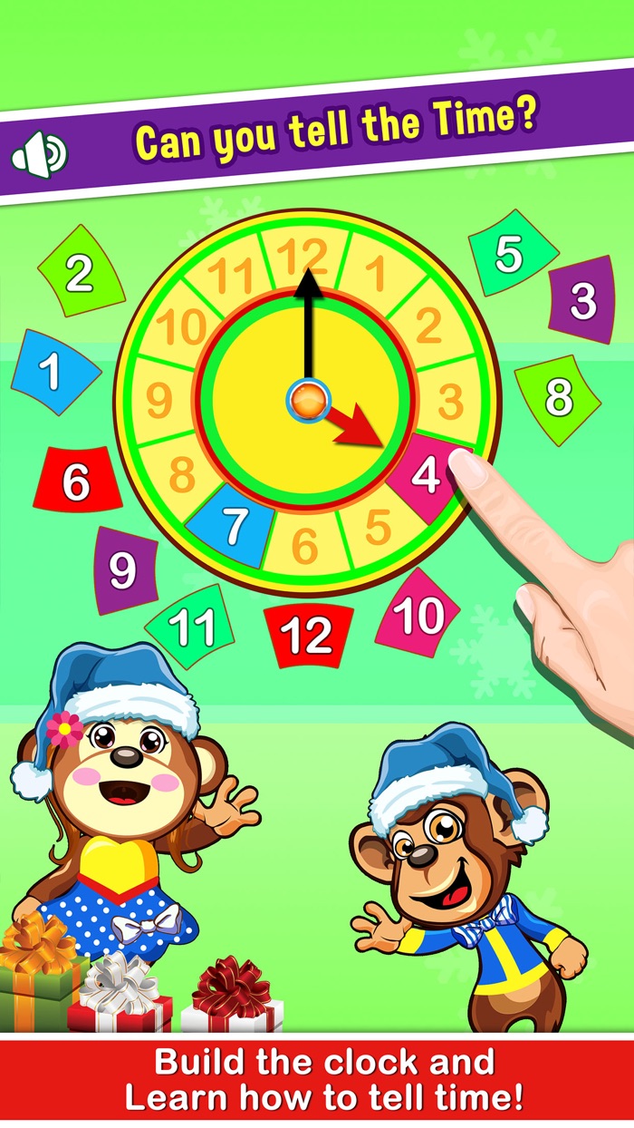 Puzzle Games for Preschool Toddler Kids - little educational christmas salon games