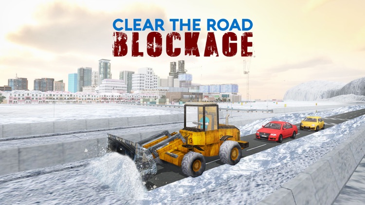 Winter Snow Plow Truck Simulator 3D – Real Excavator Crane Simulation Game screenshot-3