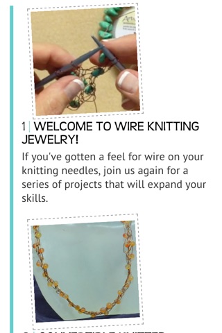 Wire Knitting Jewelry screenshot 2