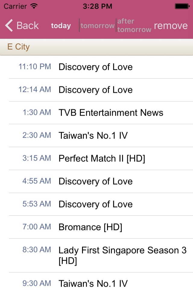 Singapore TV Guide screenshot 3