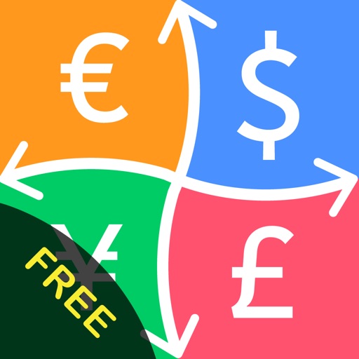 Currency Converter (Free): Convert the world's major currencies with the most updated exchange rates iOS App