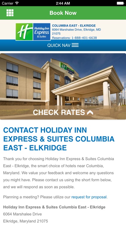 Holiday Inn Express Columbia East Elkridge