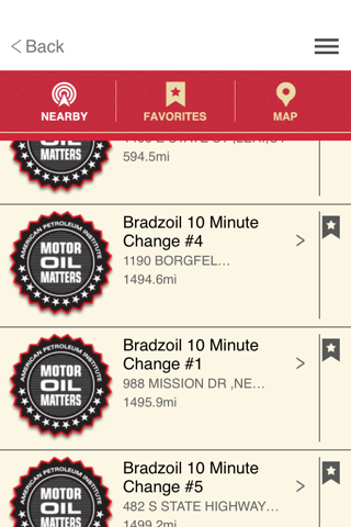 MOM Oil Change Locator screenshot 4