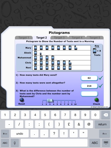 Numeracy Workout - Pictograms screenshot 2