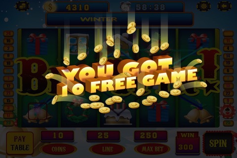 Wintertime Casino - Free Las Vegas Party Slots - Spin to Win Big Jackpot! screenshot 3