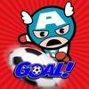 Super Hero Soccer - Free Sport Games for Kids kick for Goal