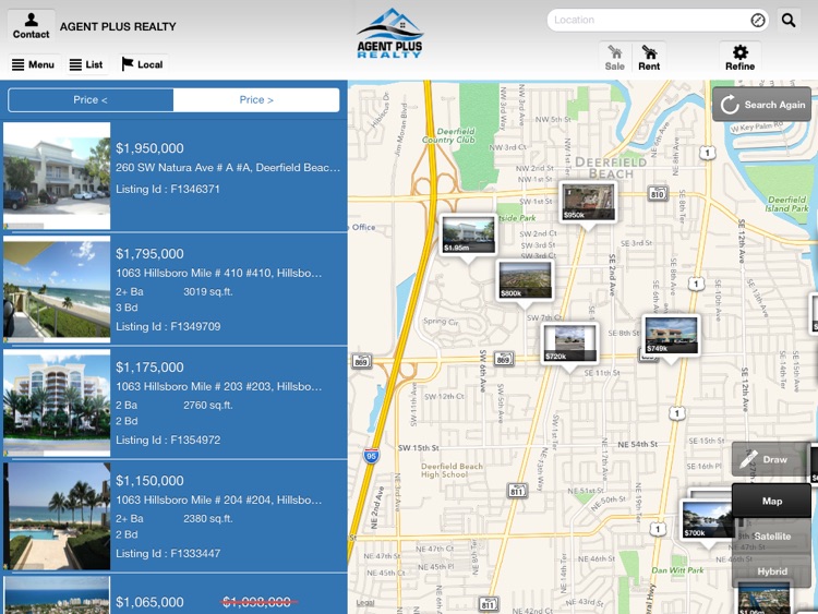 Agent Plus Realty - Search Homes for Sale for iPad