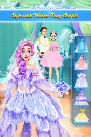 Magic Ice Princess Wedding – fantasy frozen bride beauty salon screenshot 2