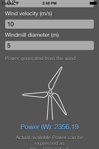 Wind Power Calculator screenshot 4