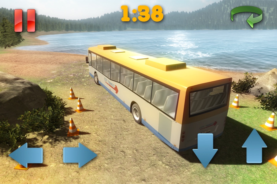 Bus Parking - Realistic Driving Simulation Free 2016 screenshot 4