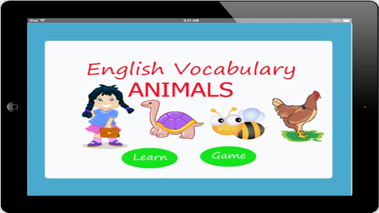 Easy English Animals Vocabulary Leaning