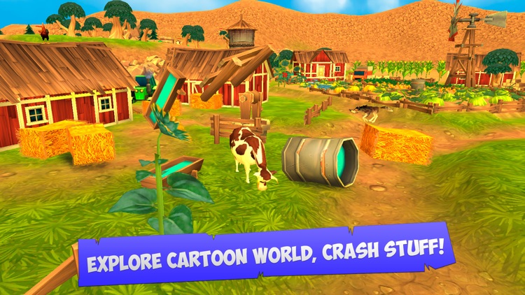 Cartoon Mad Cow Simulator 3D