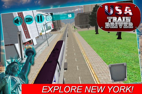 USA Train Driver Simulator 3D screenshot 4