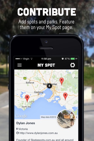 Skatespots.com.au screenshot 3