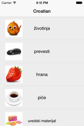 Learning Croatian Basic 400 Words screenshot 3