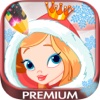 Drawings to paint princesses at Christmas seasons - Princesses coloring book - Premium