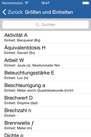 Physik Formelsammlung screenshot 2