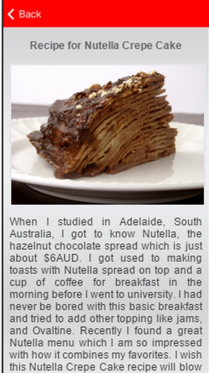 Tasty Nutella Recipes