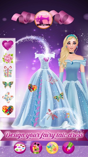 Princess Fashion Makeover - Design your fairy tale dress(圖1)-速報App