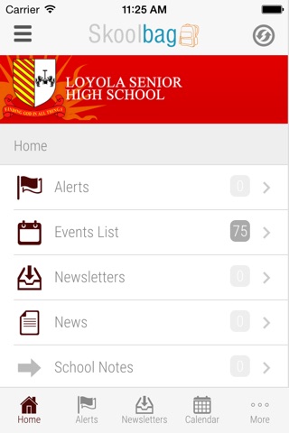 Loyola Senior High - Skoolbag screenshot 2