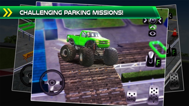 Monster Truck Parking Simulator - 3D Car Bus Driving & Racin(圖2)-速報App