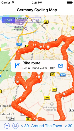 Germany Cycling Map