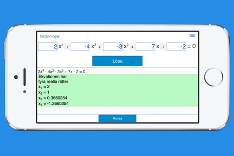 Quartic Equation Calculator screenshot 4