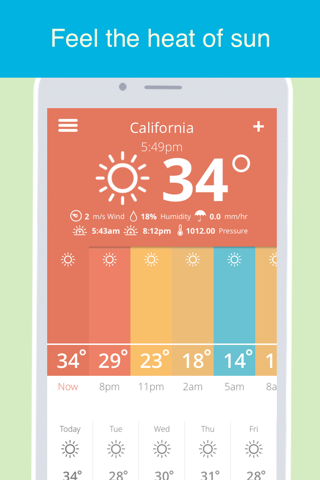 Weather glance - accurate & beautiful forecast with widget screenshot 4