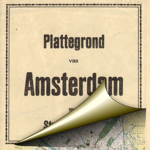 Amsterdam. Historical map icon