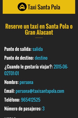 Taxi Santa Pola screenshot 3