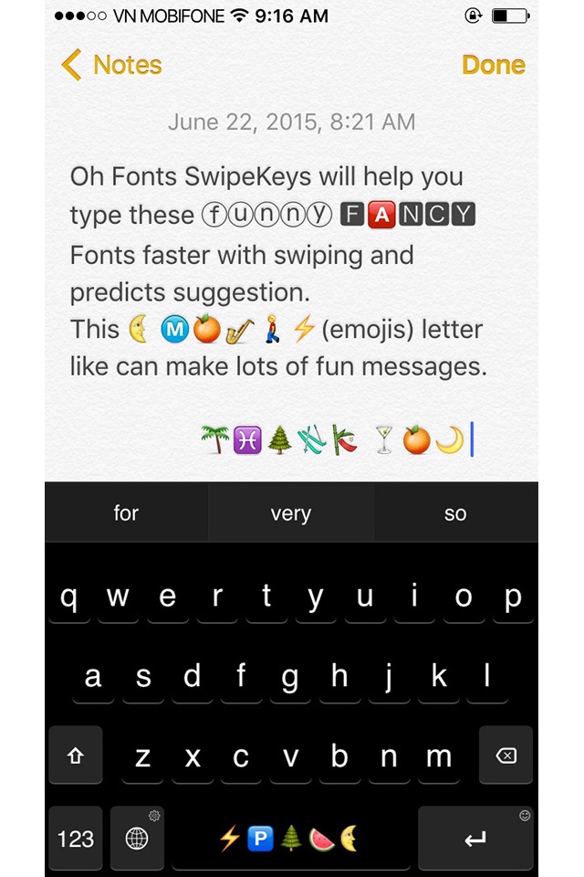Oh Fonts SwipeKeys screenshot 2