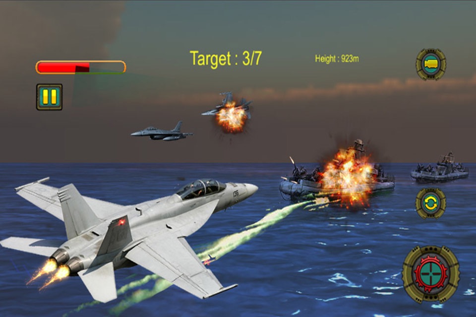 Strike jet fighter war screenshot 3