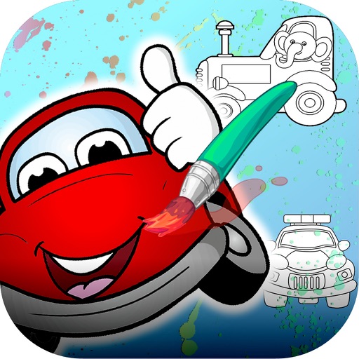Cars: Coloring Book Icon