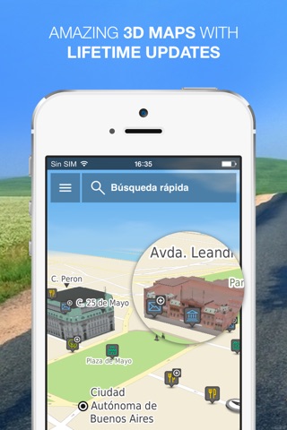 NLife Argentina - Navegación GPS y mapas sin conexión a Internet screenshot 2