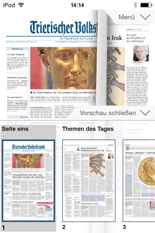 Volksfreund ePaper (alt) screenshot 3