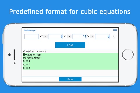 Cubic equation solver screenshot 4