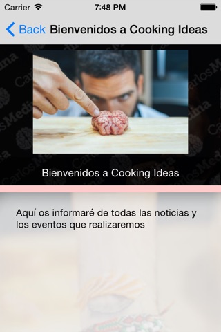 Carlos Medina Cooking Ideas screenshot 3
