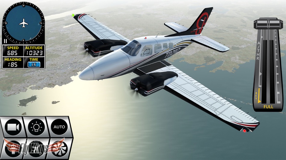 Flight Simulator FlyWings Online 2016 HD by Thetis Consulting (iOS Games) — AppAgg