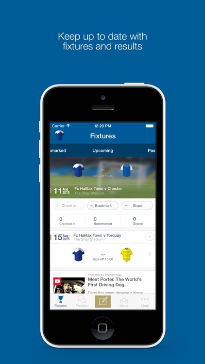 Fan App for FC Halifax Town