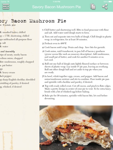 Quick & Easy Family Cookbook for iPad screenshot 4