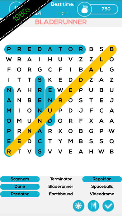 How to cancel & delete Sci-Fi Movie Word Search Unlimited Free Puzzle from iphone & ipad 2