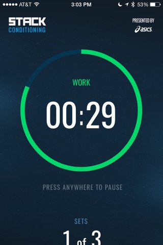 STACK Conditioning Presented by ASICS - Free Interval Timer and Fitness Challenges screenshot 2