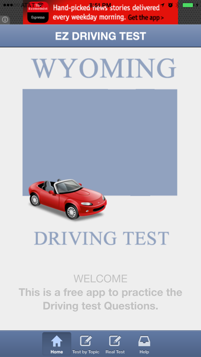 How to cancel & delete Wyoming Basic Driving Test from iphone & ipad 1