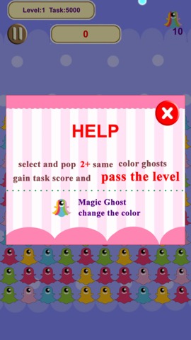 Pop Ghost- challenge the levels and get the 3 stars.のおすすめ画像3