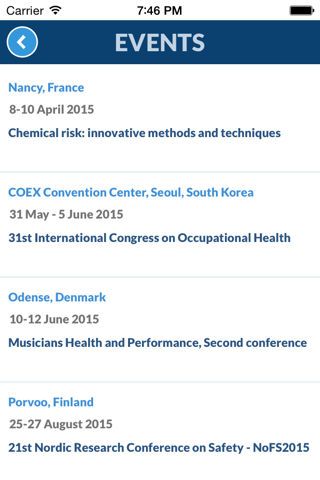 ICOH - International Commission on Occupational Health screenshot 4
